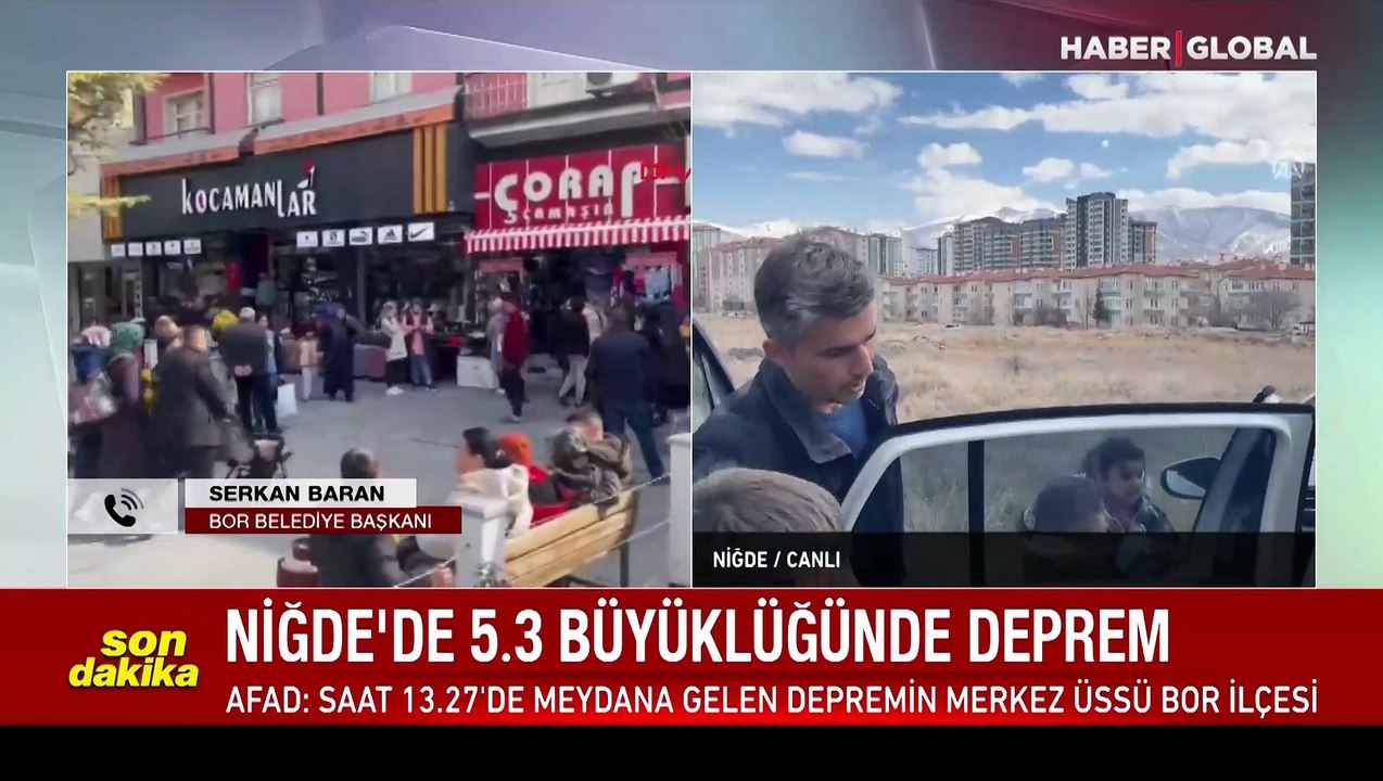 Bor Belediye Başkanı Serkan Baran'dan Niğde'deki depreme ilişkin flaş açıklama