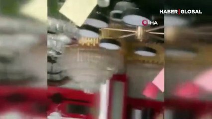 Niğde'de 5.3 büyüklüğünde deprem... Avizeler böyle sallandı