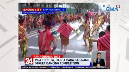 Mga turista, dagsa para sa grand street dancing competition | 24 Oras Weekend