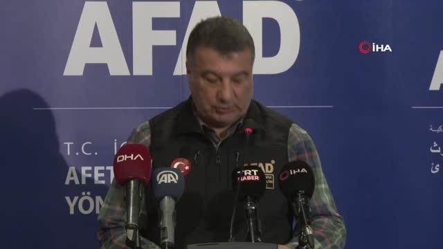 AFAD Deprem ve Risk Azaltma Genel Müdürü Tatar: Şu ana kadar toplam 9 bin 470 artçı sarsıntı kaydedildi