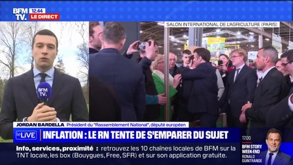 "L'idée que l'on défend c'est l'idée du patriotisme économique" affirme Jordan Bardella