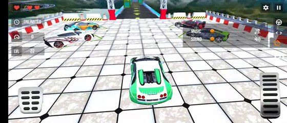 Crazy car stunt game//cargame video//Extra Gamerz