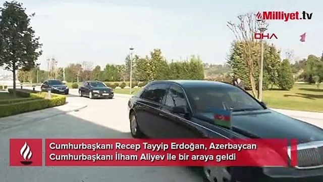 Erdoğan Azerbaycan Cumhurbaşkanı Aliyev'i kabul etti
