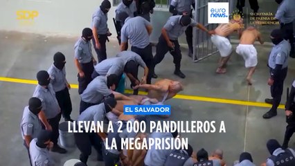El Salvador estrena su megaprisión con el ingreso de 2 000 pandilleros