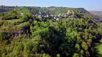 Rodelle village perché Aveyronnais