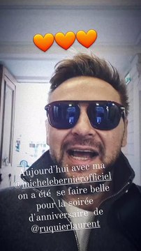 Jeanfi Janssens et Michèle Bernier, membres des Grosses Têtes , prêts pour célébrer l'anniversaire de Laurent Ruquier