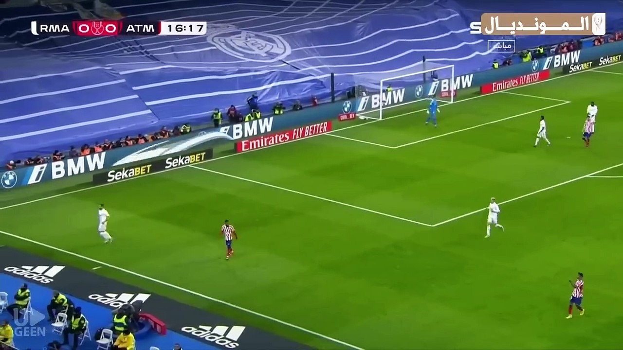ملخص اهداف مباراة ريال مدريد و اتلتيكو مدريد اليوم
