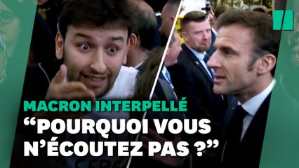 Download Video: Au Salon de l’agriculture, Macron rattrapé par les retraites et l’écologie