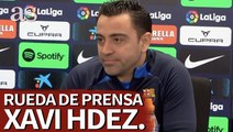 Rueda de prensa de Xavi Hernández en la previa del Almería vs. Barcelona de LaLiga Santander