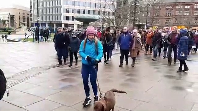 Sheffield Clean Air Zone protest march