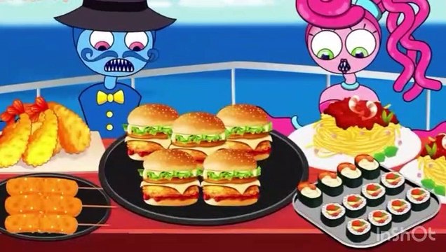 Korean food MUKBANG with MOMMY LONG _ ASMR EATING _ Animation Food