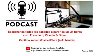 PODCAST: Bandas New Wave / Synth Pop 80's (Spanish / Español)