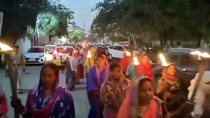 Video Story : भाजपा ने निकाली मशाल यात्रा