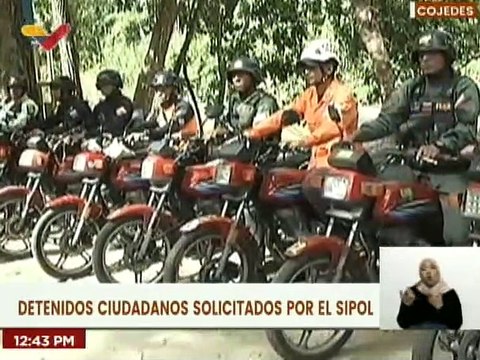 1.433 funcionarios de diferentes organismos de seguridad brindaron resguardo a los cojedeños