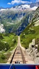 amazing ride  in mountains