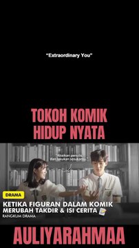Alur film tokoh komik hidup nyata #melodiaris #nontondisnack #drakor #ftv #film