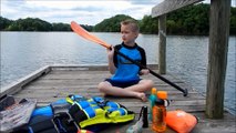 Life jacket and Paddle selection Aquanauts