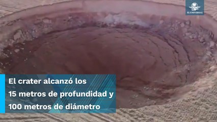 Aparece nuevo cráter en provincia de Turquía