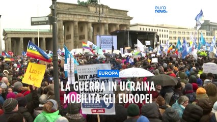 "Stop alla guerra in Ucraina" ma da diverse posizioni: ecco le proteste in Europa
