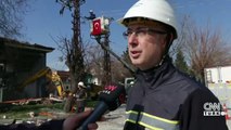 Deprem bölgesinde enerji mesaisi