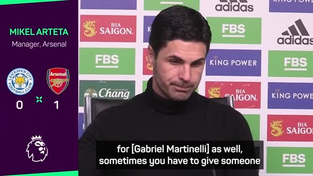 Martinelli will never lose his motivation to Arsenal - Arteta