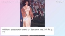 Rihanna enceinte : sortie très tardive avec A$AP Rocky en Italie, ventre rond et robe satinée