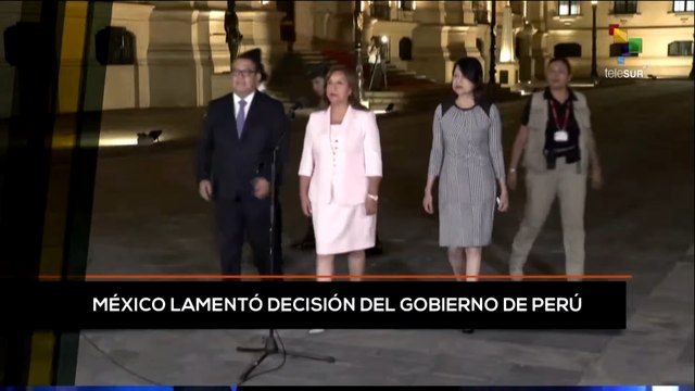 teleSUR Noticias 17:30 25-02: México lamentó decisión del gobierno peruano