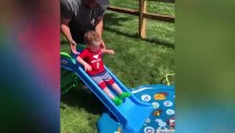 Cute Babies Have A Super Fun With  Slide  Funny Babies and Pets 2021