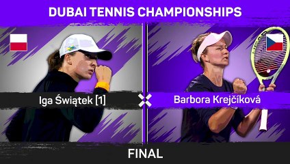 Krejcikova upsets Swiatek to secure Dubai title