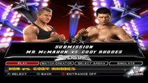 WWE SmackDown vs Raw 2011 Mr. McMahon vs Cody Rhodes