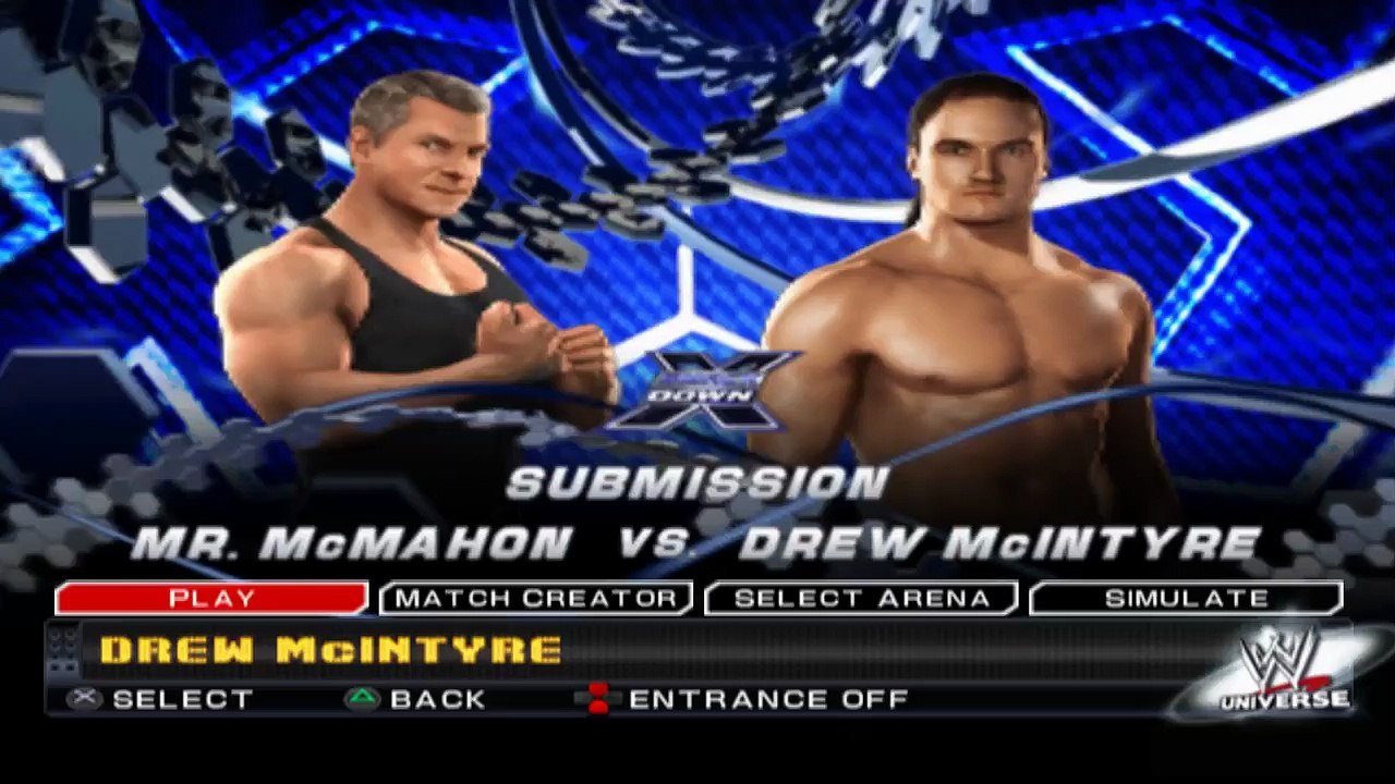 WWE SmackDown vs Raw 2011 Mr. McMahon vs Drew McIntyre