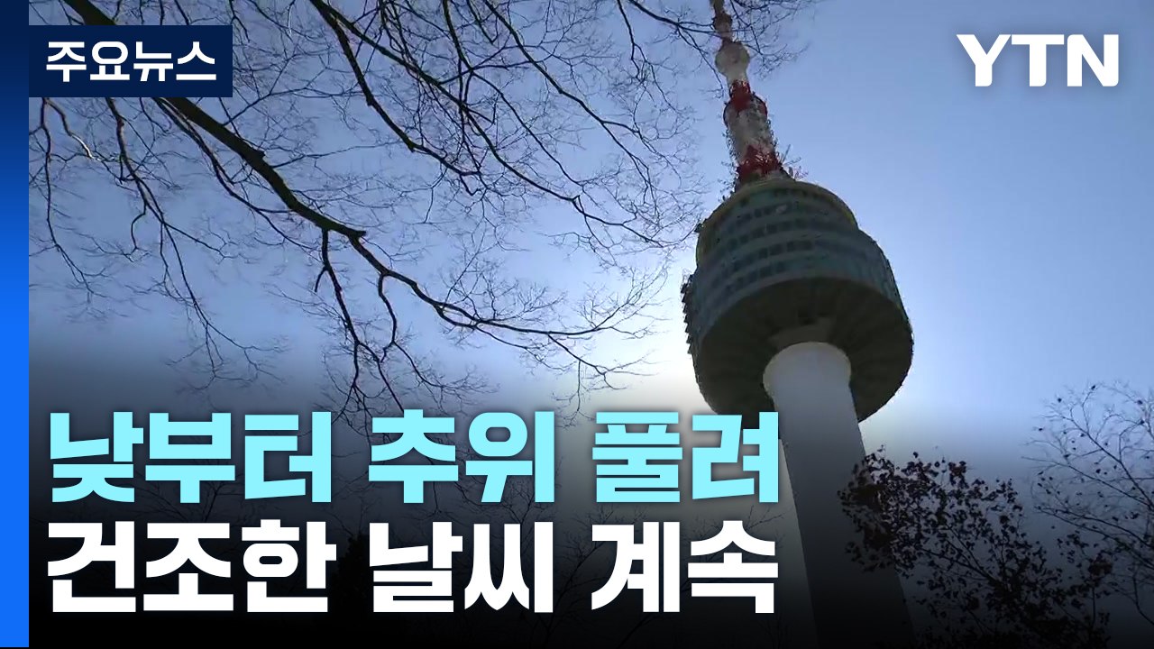 [날씨] 전국 맑고 낮부터 추위 풀려...건조한 날씨 계속 / YTN