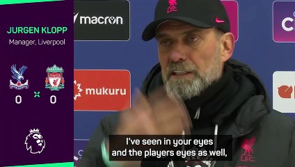 'We cannot suffer because of our own history' - Klopp