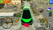 Driving a Concept Hauler on Dangerous Mountain Roads - Construction Truck Game