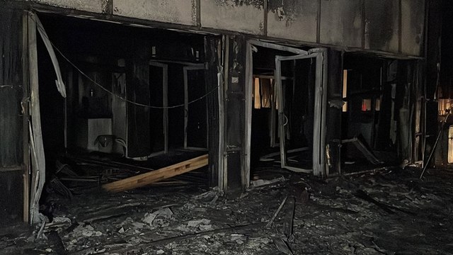 Akaryakıt istasyonunda yangın