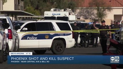 Phoenix police shoot, kill armed man suspected of DUI