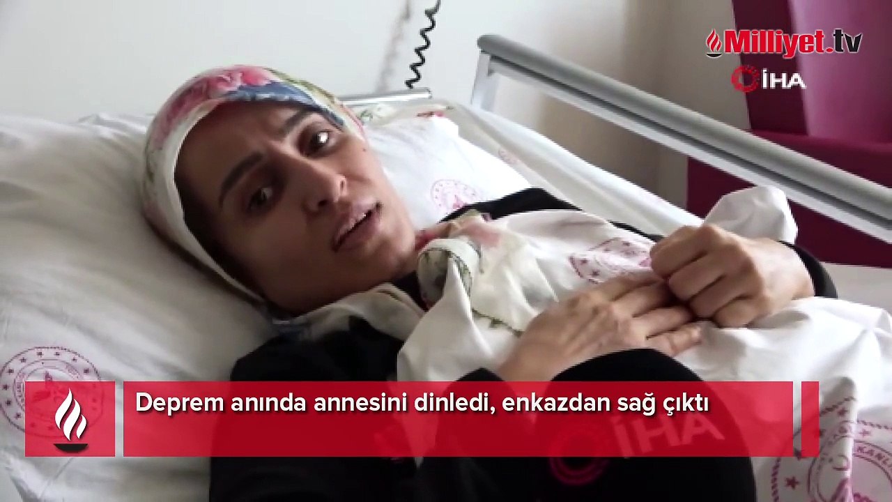 Deprem anında annesini dinledi, enkazdan sağ çıktı! 'Bana doğru gel'