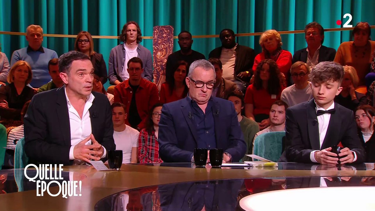 Malaise hier soir sur le plateau de "Quelle époque" sur France 2 quand Yann Moix déclare que "Pierre Palmade ne se se suicidera jamais car il s'aime trop !"