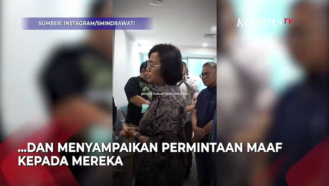 Jenguk David Korban Penganiayaan Mario Dandy, Sri Mulyani: Proses Hukum Jalan Terus Saja