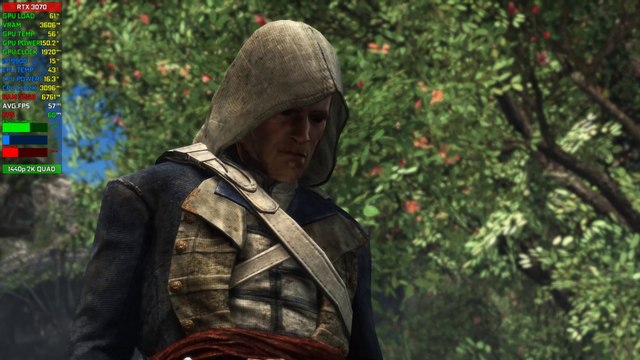 【Assassin's Creed IV Black Flag】PC | RTX 3070 8GB, i9-9900 | 32GB RAM | Benchmark @ 1440p 2K (60ᶠᵖˢ) ᴴᴰ ✔