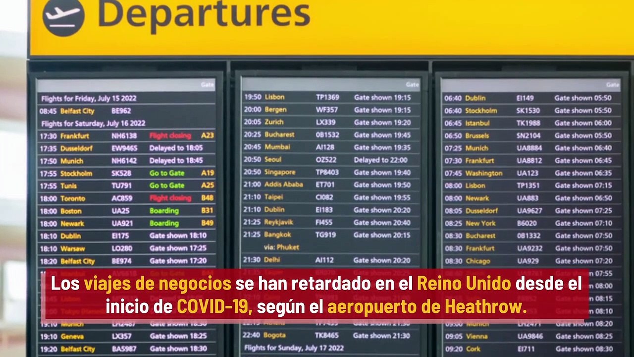 Viajes de negocios disminuyen desde el COVID-19