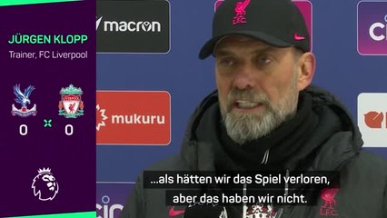 Klopp nach Unentschieden: "Wir machen weiter"