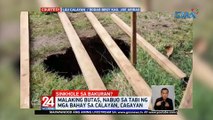 Malaking butas, nabuo sa tabi ng mga bahay sa Calayan, Cagayan | 24 Oras Weekend