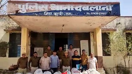 -खेत से 20 हजार 660 अफीम के पौधे जब्त