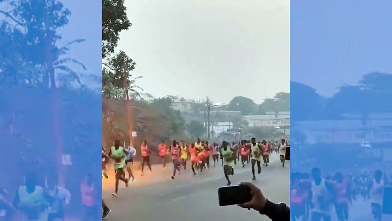 Vídeo mostra explosão durante maratona nos Camarões