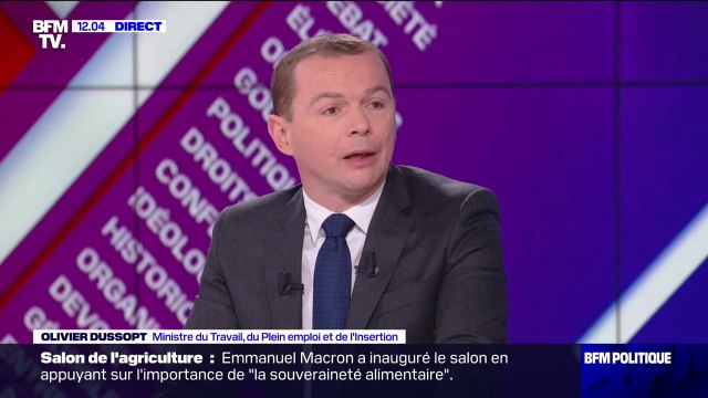 Nous ne sommes pas dans le déni : Olivier Dussopt revient sur l'opposition à la réforme des retraites