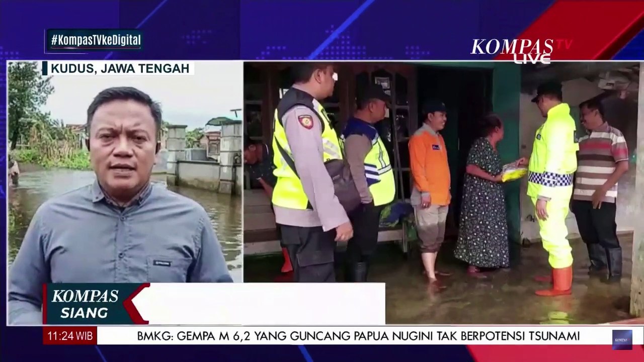 Rumah Kebanjiran, Masih Ada Warga Korban Banjir di Kudus Enggan Mengungsi