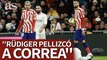 Las explicaciones de Ángel Correa tras su expulsión en el Real Madrid vs. Atlético de Madrid