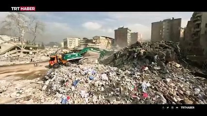 TRT Haber'den reklam filmi gibi enkaz videosu!