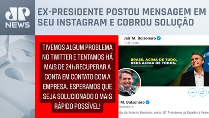 Bolsonaro enfrenta problemas com conta no Twitter